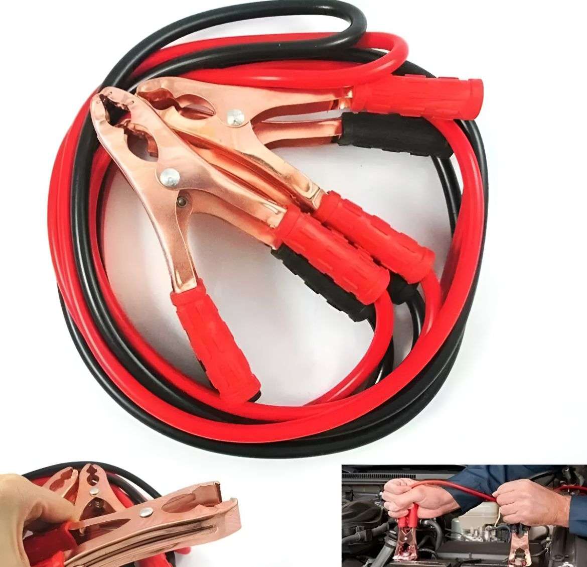CABLE PUENTE BATERÍA 1000 AMP ROBA CORRIENTE - 1