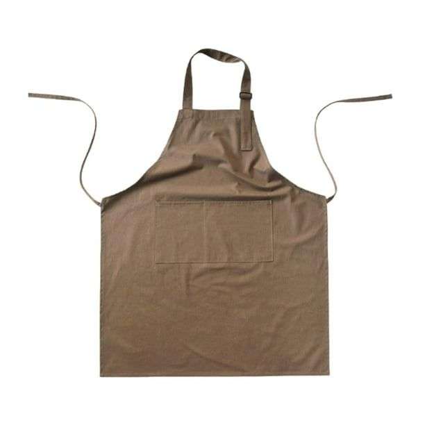 MANDIL DELANTAL LARGO COCINA CHEF MESERO PINTOR REFORZADO - 1