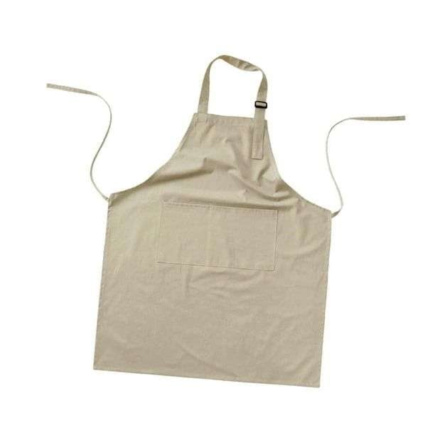 MANDIL DELANTAL LARGO COCINA CHEF MESERO PINTOR REFORZADO - 1