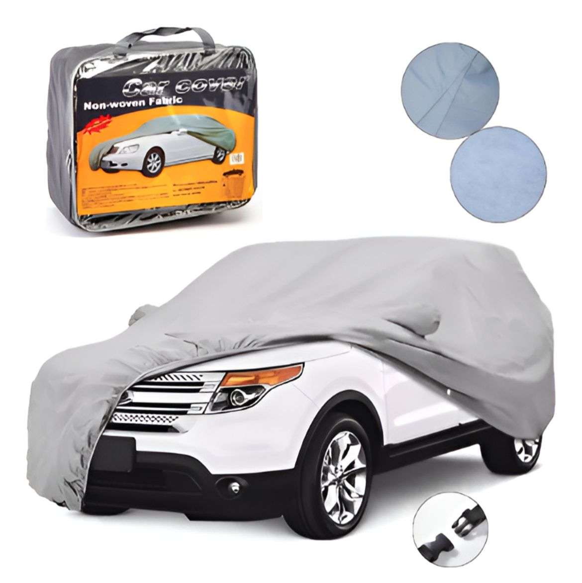 CARPA AUTO FUNDA GRUESA IMPERMEABLE ANTI RAYA TALLA L - 1