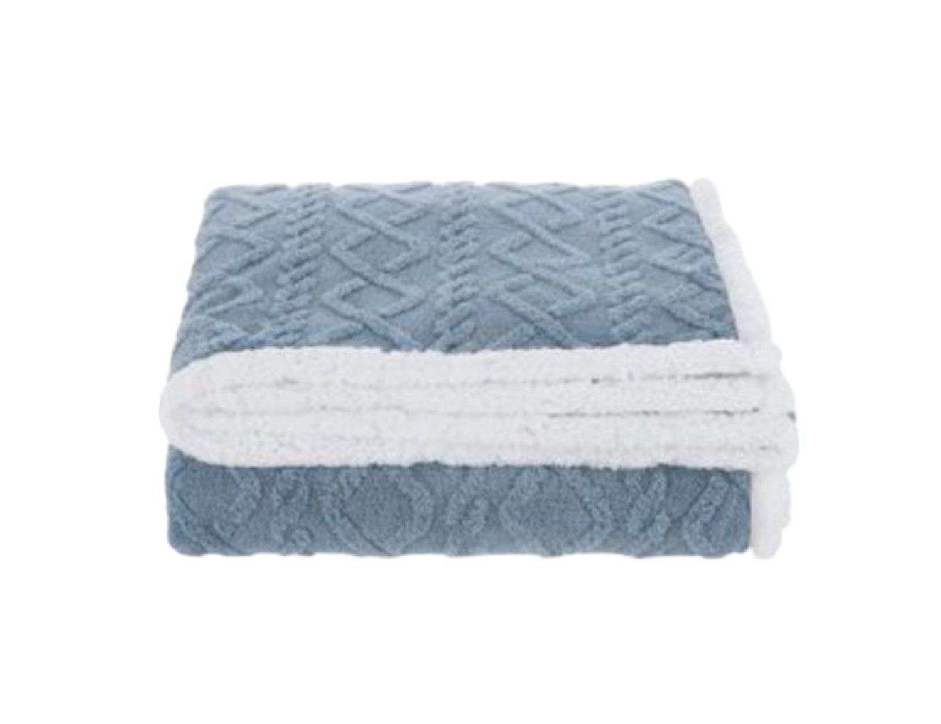 MANTA FRAZADA PELUDA PARA SOFA SILLON CAMA 150X200CM - 1