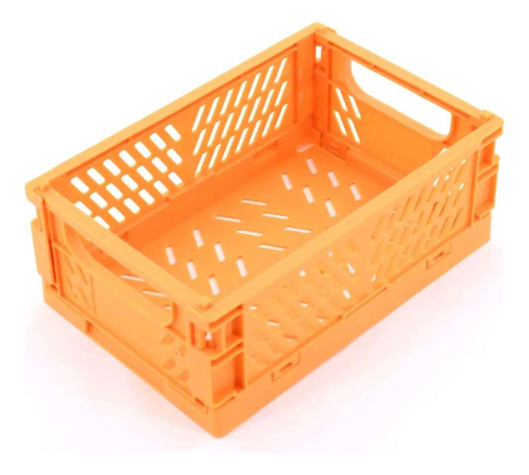 CANASTO PLEGABLE ORGANIZADORA CESTA DE COMPRAS N - 1