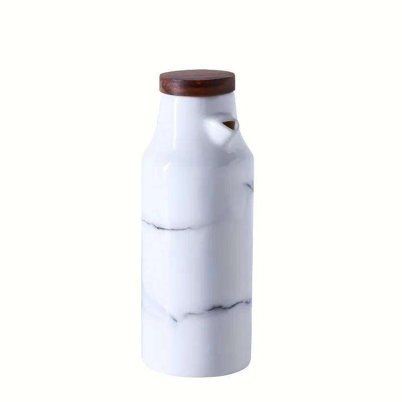 ACEITERA VINAGRERA COCINA DECORATIVA DISEÑO MARMOL - 1