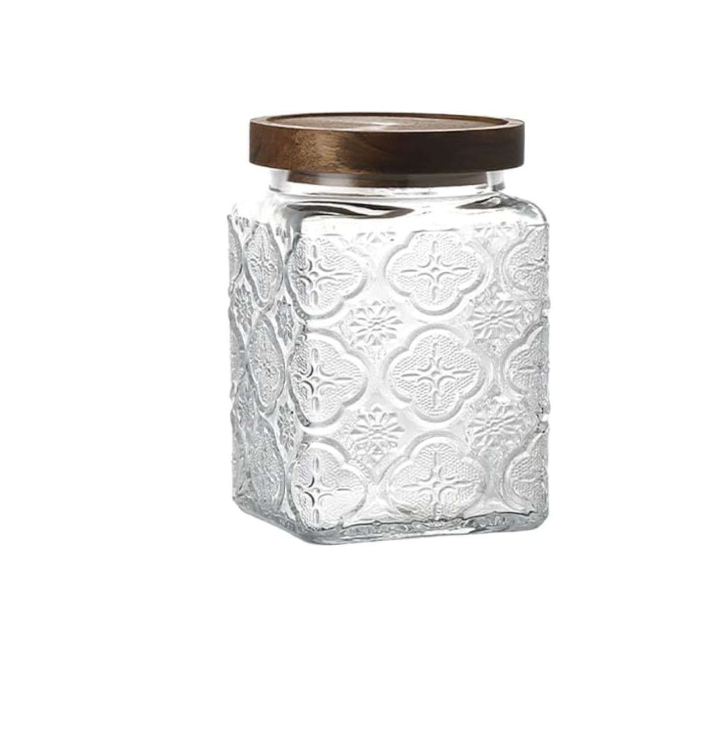SET 2 FRASCO DE VIDRIO TARRO COCINA CARAMELERO BOMBONERO CU - 2