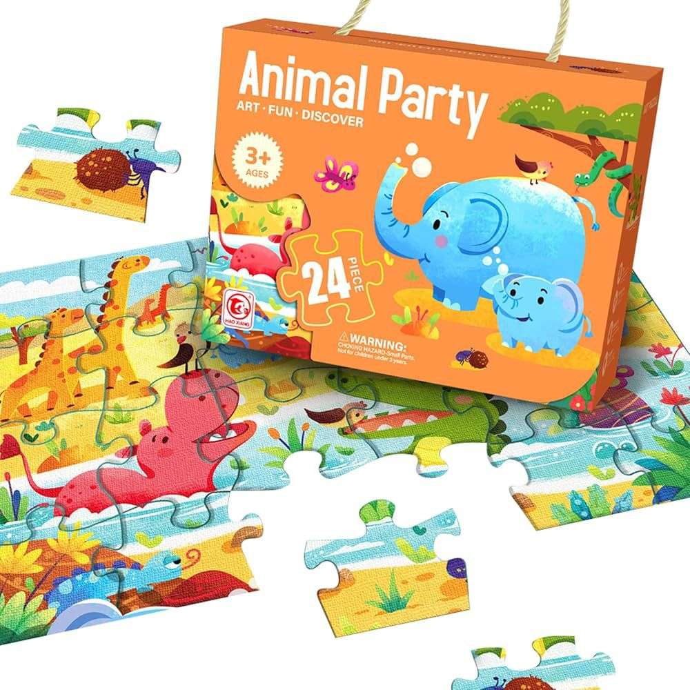 ROMPECABEZAS 24PCS DIDACTICO EDUCATIVO ANIMALES BOSQUE - 2
