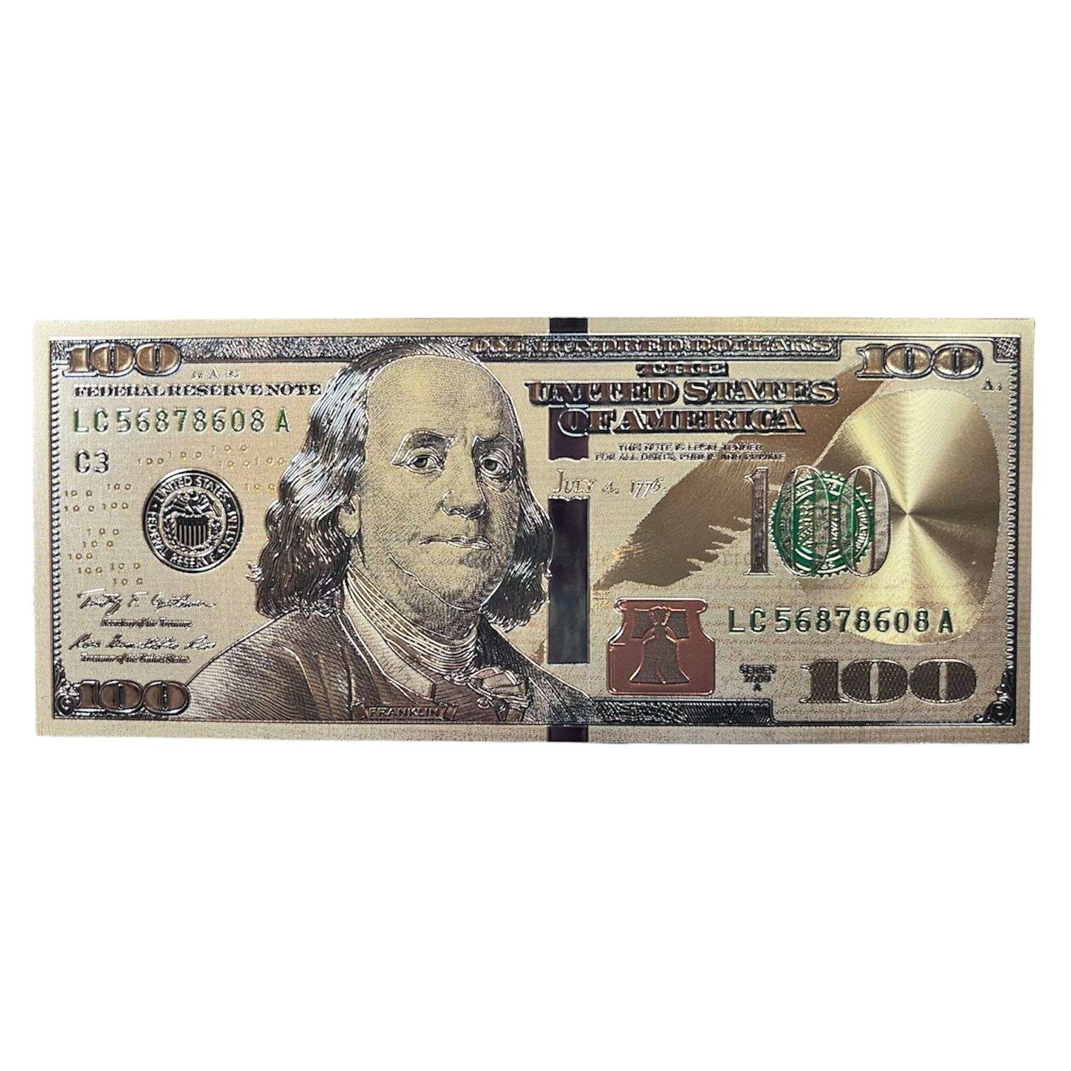 IMAN DECORATIVO DOLAR BILLETE 6X15CM