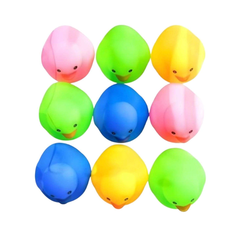 MINI PATITOS DE HULE 9UND COLORES CON CHICHARRA PARA DUCHA - 2