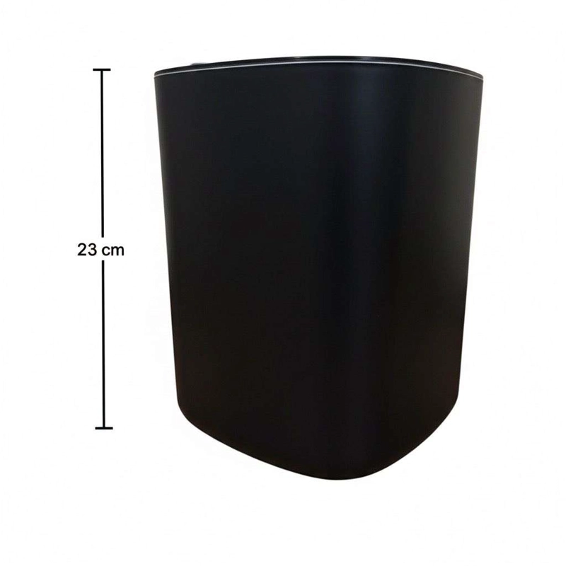 BASURERO PAPELERO PLASTICO BAÑO TAPA VAIVE N DECO - 2