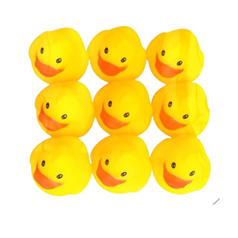 MINI PATITOS DE HULE 9UND AMARILLO CON CHICHARRA PARA DUCHA - 2