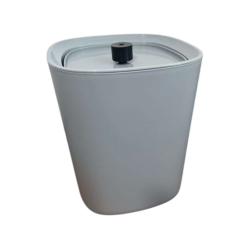 BASURERO PAPELERO PLASTICO BAÑO TAPA VAIVE N DECO - 1