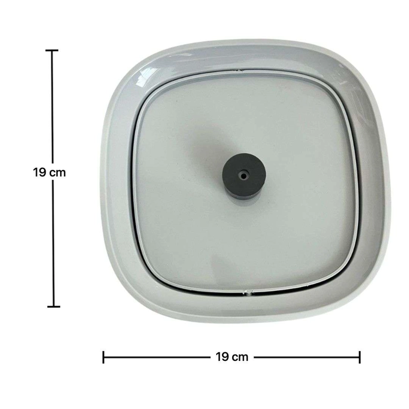 BASURERO PAPELERO PLASTICO BAÑO TAPA VAIVE N DECO - 2
