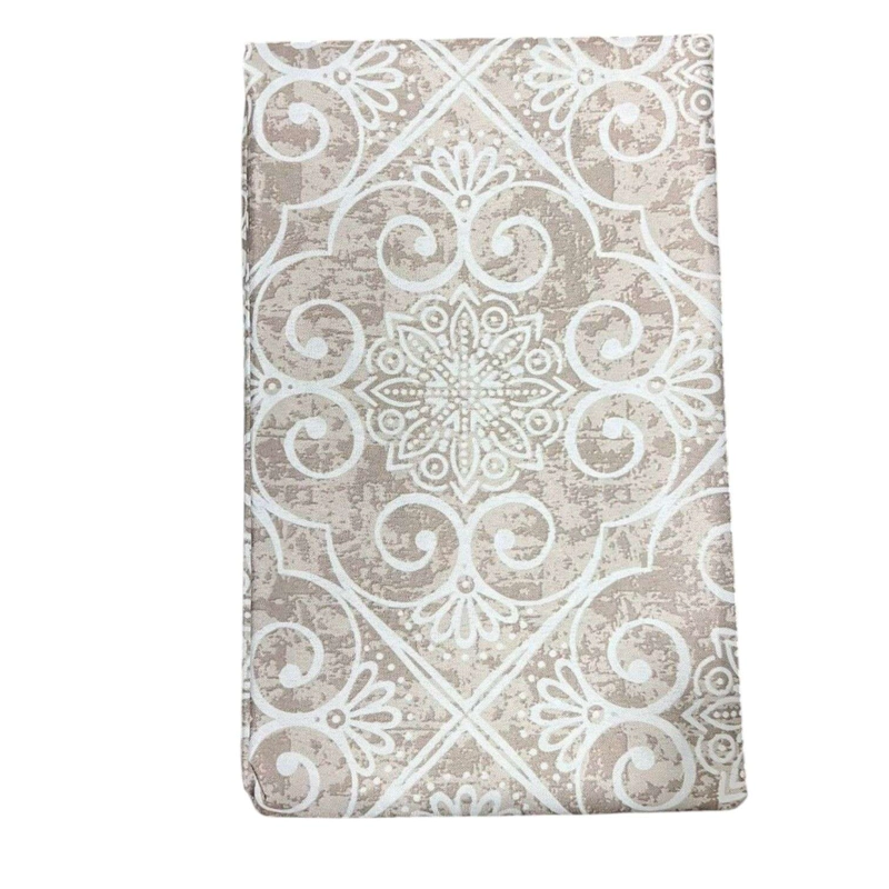 MANTEL DE HULE PLASTICO MESA RECTANGULAR MANDALA 240CM - 2