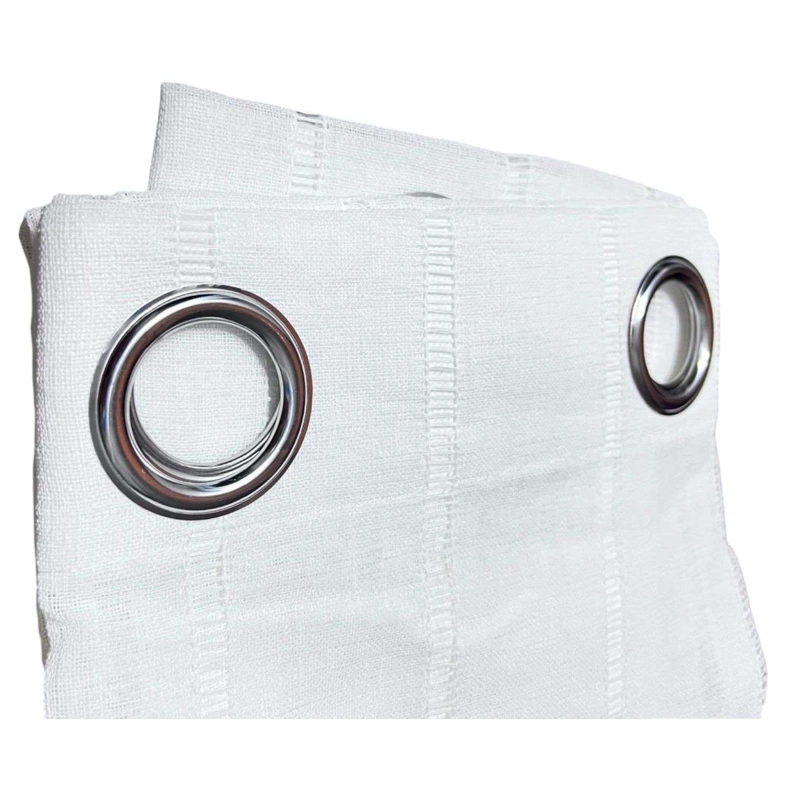 CORTINA VISILLO 1 PAÑO CORTINA 8 ANILLOS DECO 140X230CM - 2