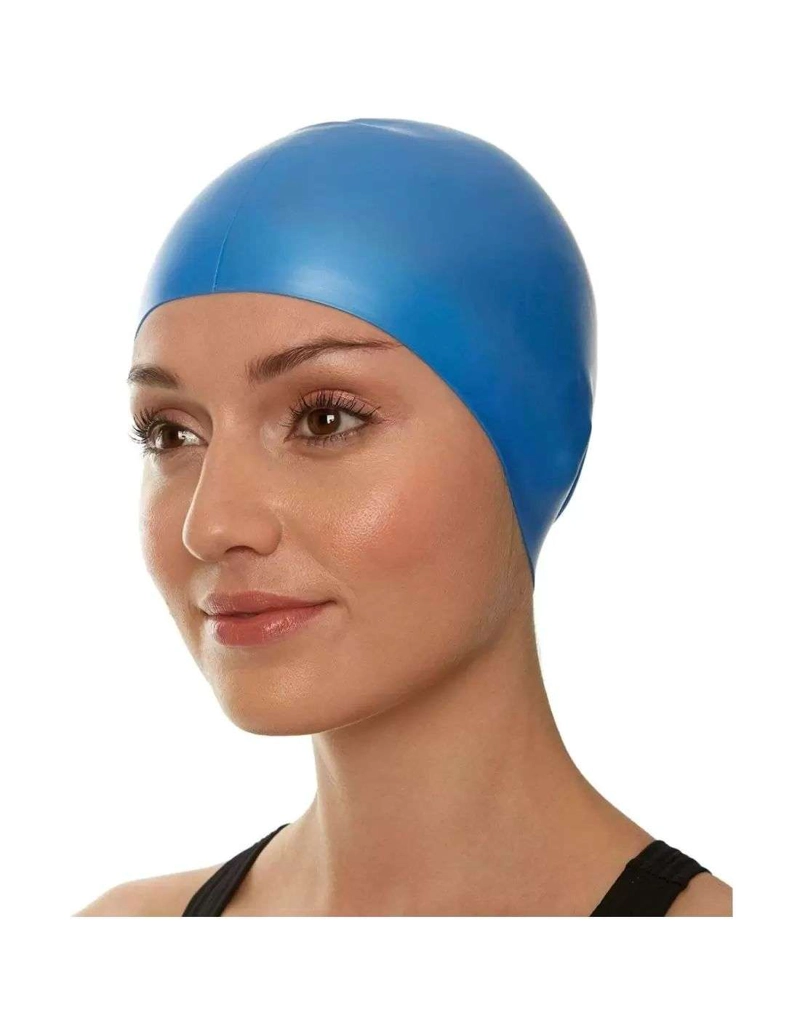 GORRO NATACION UNISEX LATEX PISCINA BAÑO IMPERMEABLE - 1