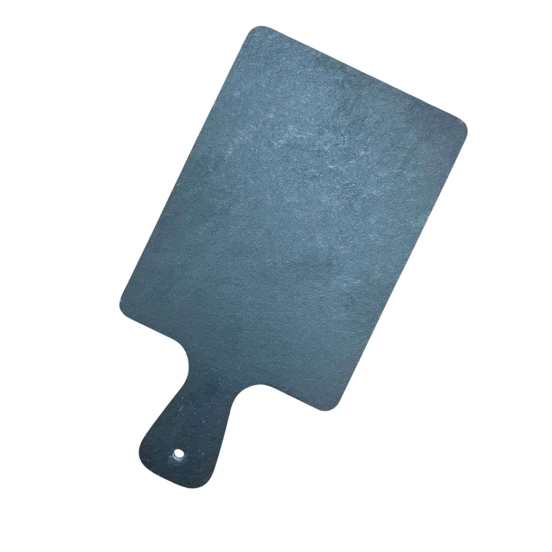 TABLA COCKTAIL APERITIVO PIEDRA PIZARRA MANGO RECTANGULAR G - 1