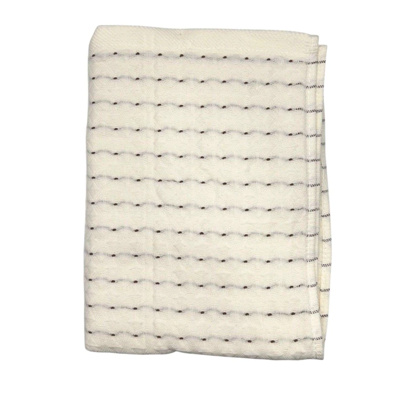 TOALLA DE BAÑO ALGODON DISEÑO TOALLA FINA ELEGANTE 74X34CM - 1