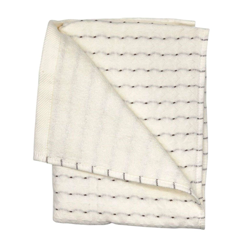 TOALLA DE BAÑO ALGODON DISEÑO TOALLA FINA ELEGANTE 74X34CM - 2