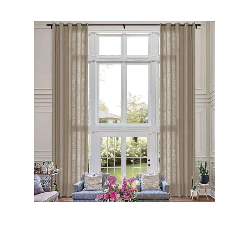 CORTINA VISILLO 1 PAÑO CORTINA 8 ANILLOS DECO 140X230CM - 1