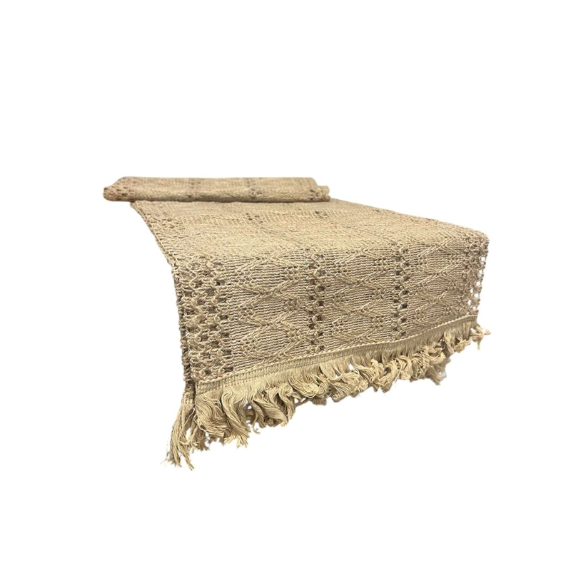 MANTEL CAMINO DE MESA RECTANGULAR YUTE LINEA 180X30CM - 1