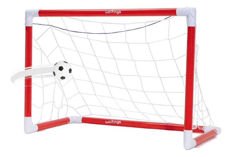 ARCO DE FUTBOL NIÑOS SET INFANTIL CANCHA DE FUTBOL 63X92CM - 1