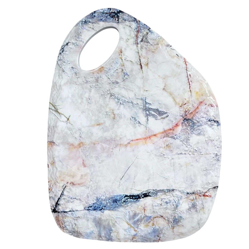 TABLA PARA PICAR DE CERAMICA MODELO MARMOL CON ASA 2 - 1