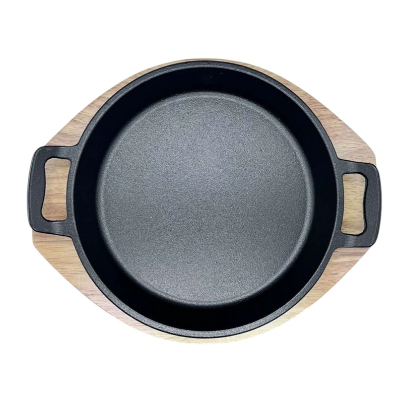 BANDEJA TABLA PLACA PARA CARNES CON BASE BAMBU Y AGARRE M5 - 2