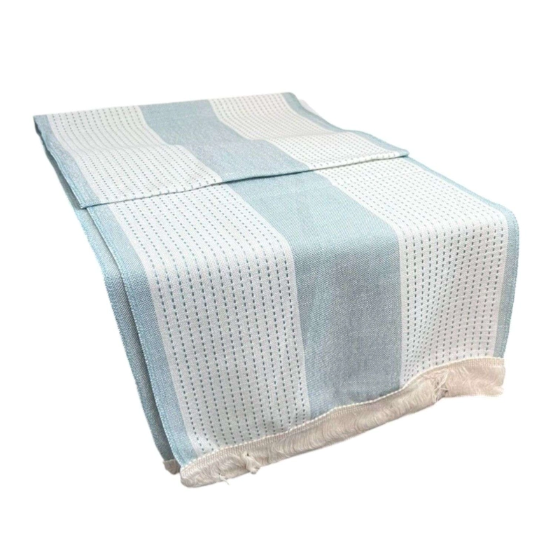 MANTEL CAMINO DE MESA RECTANGULAR TEJIDO LINEAS 180X37CM - 1