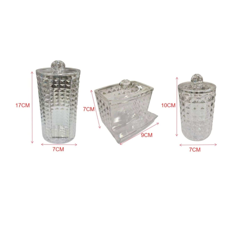 ENVASE ORGANIZADORES SET FRASCOS COCINA DORMITORIO - 2