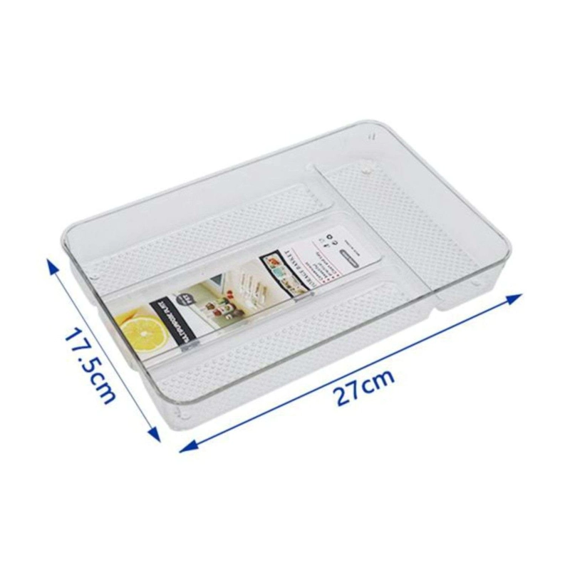 BANDEJA ACRILICO PARA CUBIERTOS UTENSILIOS ANTIDESLIZANTE G - 2