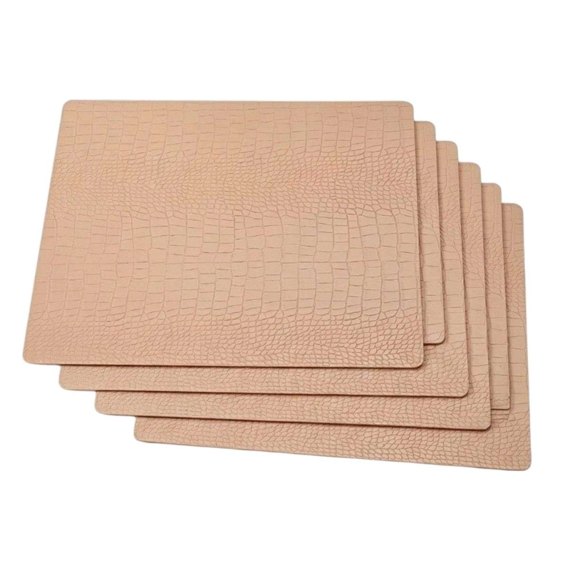 SET 6 INDIVIDUALES DE MESA PACK 6 CUERO SINTETICO 40CM 1 - 1