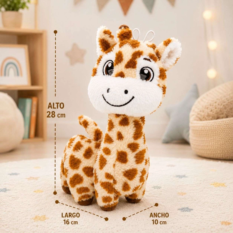 PELUCHE DE JIRAFA TIERNO PELUCHE ANIMALES - 3