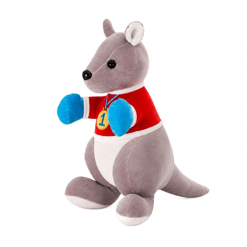 PELUCHE DE CANGURO BOXEADOR BUFANDA PELUCHE ANIMALES - 1