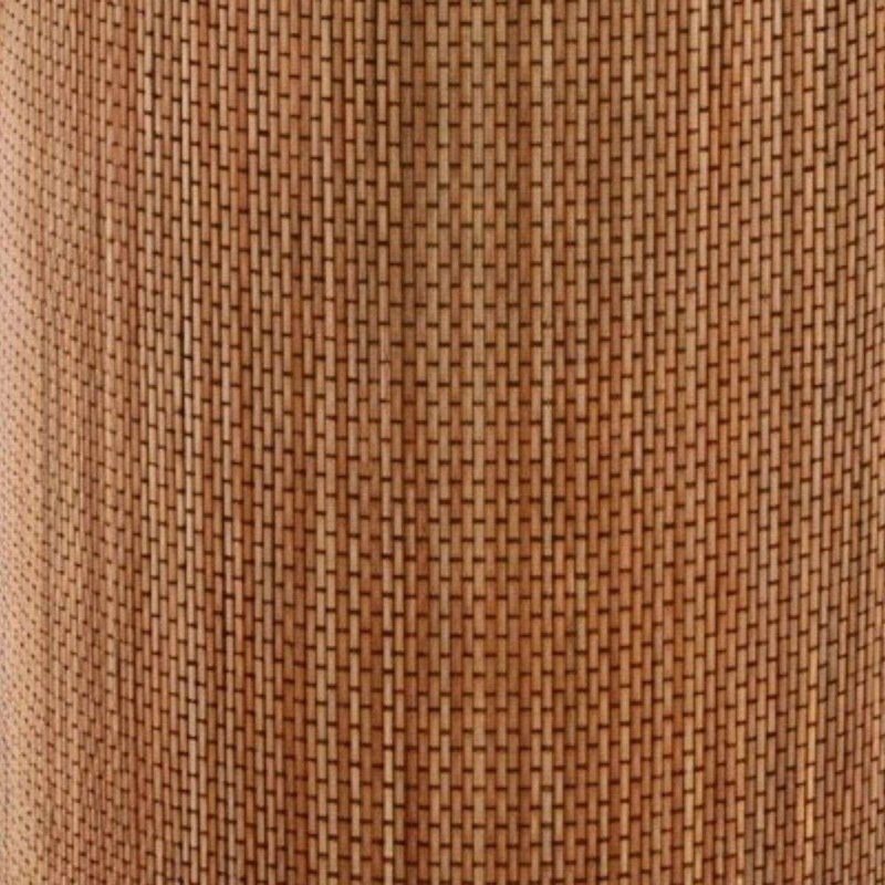CESTO DE ROPA BAMBU CON TAPA MATERIAL RESISTENTE REDONDO - 3
