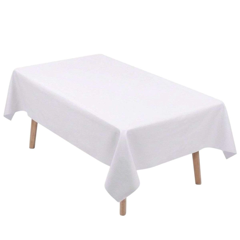 MANTEL DE HULE MESA RECTANGULAR DISEÑO LISO 140X180CM N - 1