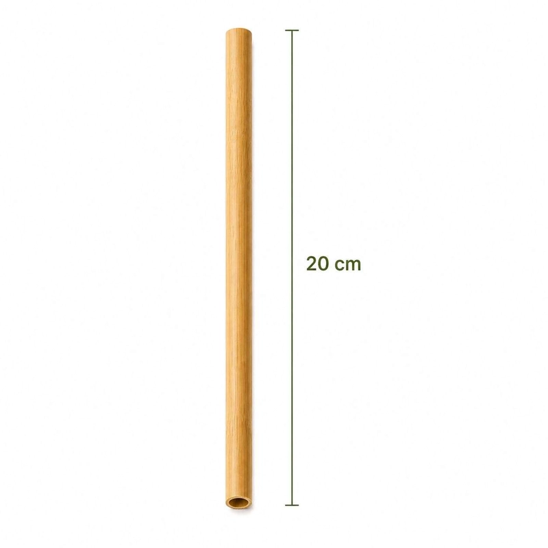 PACK 50 BOMBILLAS DE BAMBU BEIGE REUTILIZABLES 20CM - 3