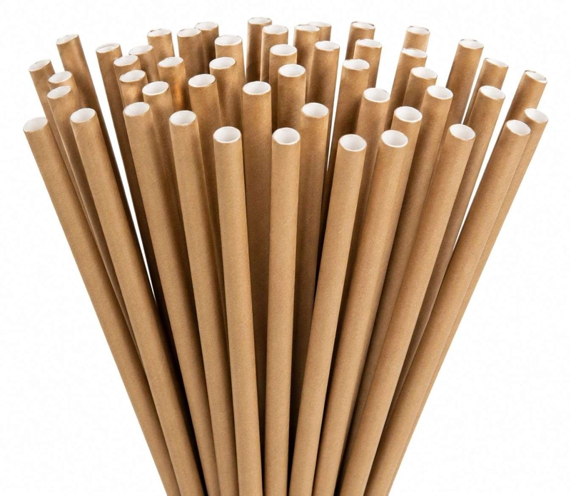 PACK 500 BOMBILLA DE PAPEL KRAFT BEIGE 20CM - 1