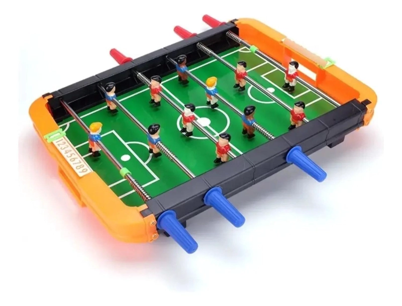 JUEGO MINI FUTBOLITO MESA MINI FUTBOL JUGUETE SOCCER NARANJA NARANJA - 1