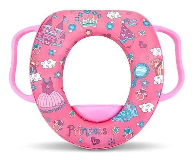 ADAPTADOR PARA INODORO WC ASIENTO CON ASAS NIÑA NIÑO ROSA NIÑA - 3