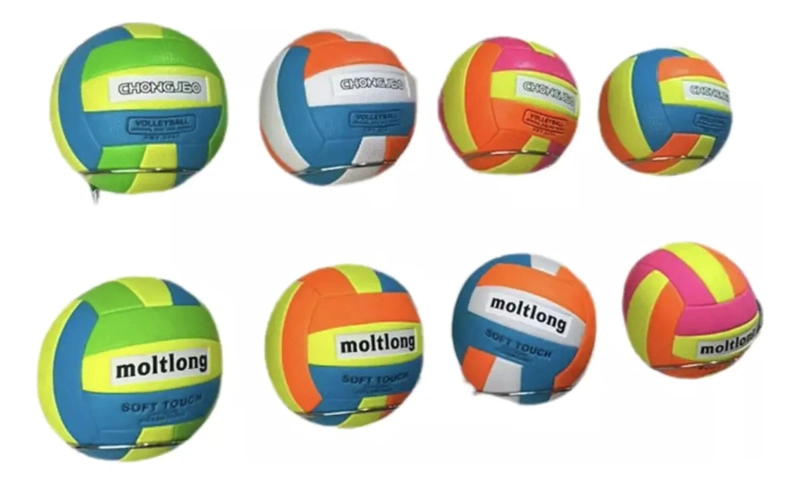 BALON VOLEIBOL VOLEY VOLLEYBALL NUMERO 5 MULTICOLOR VARIADO FLOURECENTE - 2