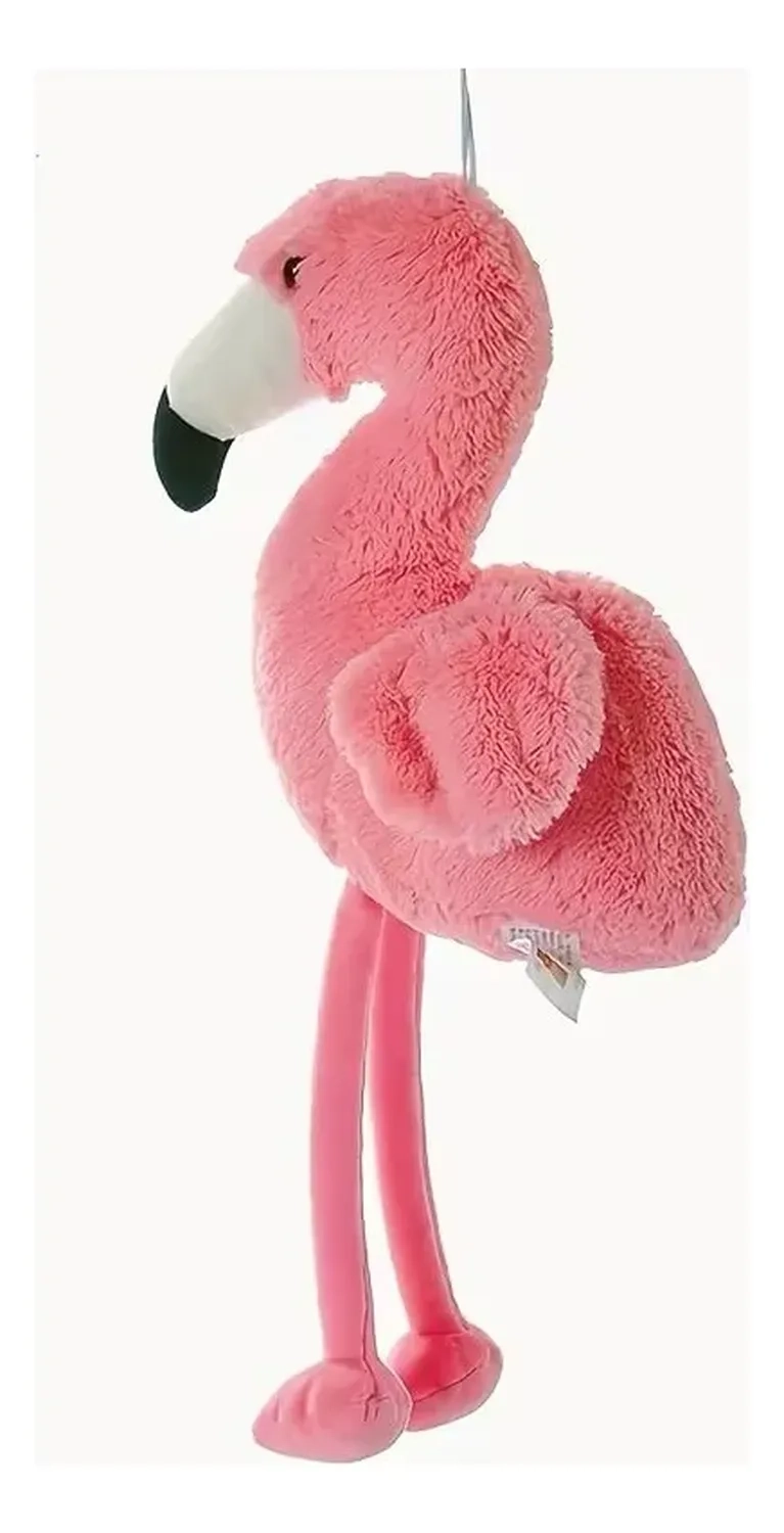 PELUCHE DE FLAMINGO ROSA REGALO PELUCHE SUAVE ROSA - 1