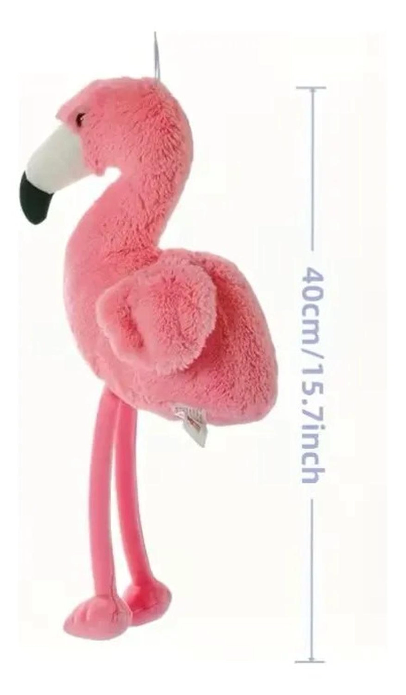 PELUCHE DE FLAMINGO ROSA REGALO PELUCHE SUAVE ROSA - 4