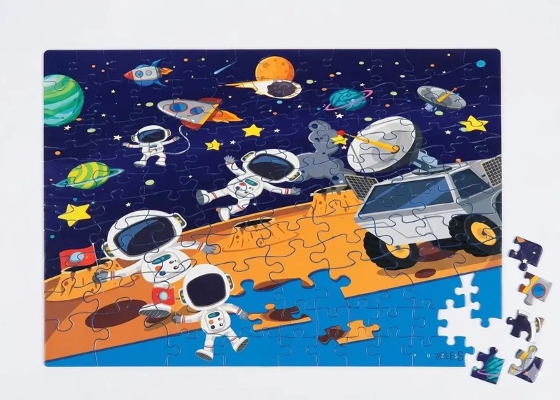 ROMPECABEZAS 100PCS ASTRONAUTAS ESPACIAL UNIVERSO - 1