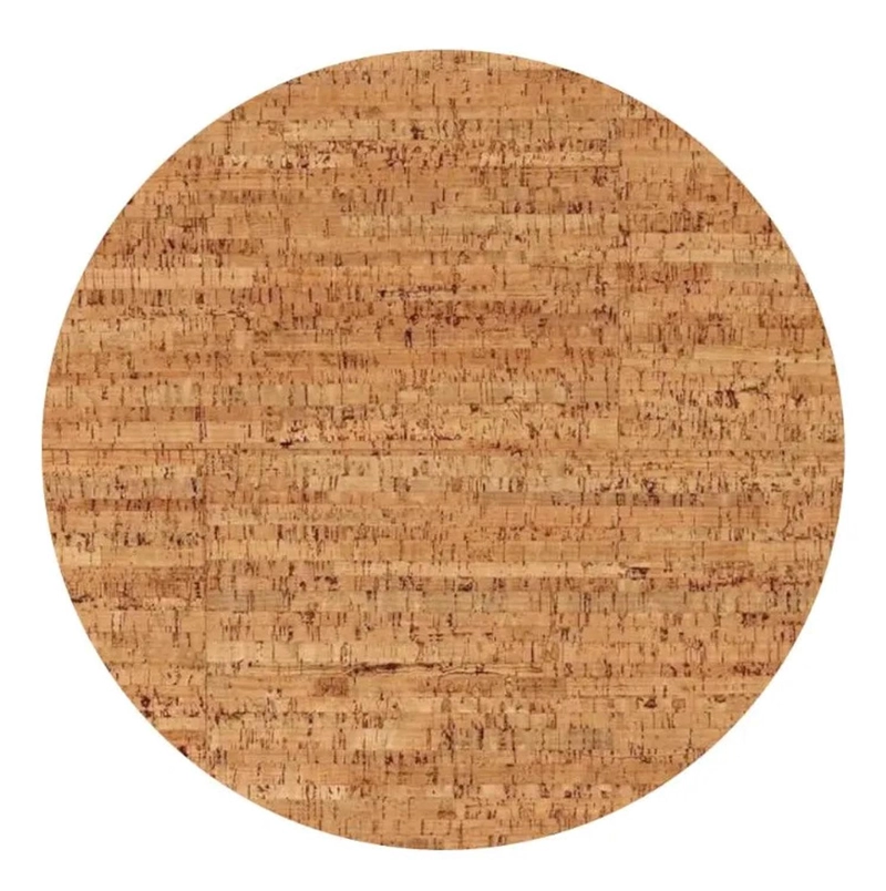 SET 6 INDIVIDUALES DE MESA PACK 6 REDONDO MADERA MARRON - 2
