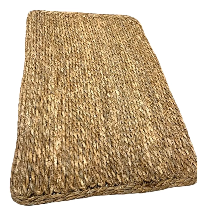 ALFOMBRA DE ENTRADA HOGAR LIMPIAPIE S DISEÑO RUSTICO MIMBRE 39 M 50 M BEIGE - 1