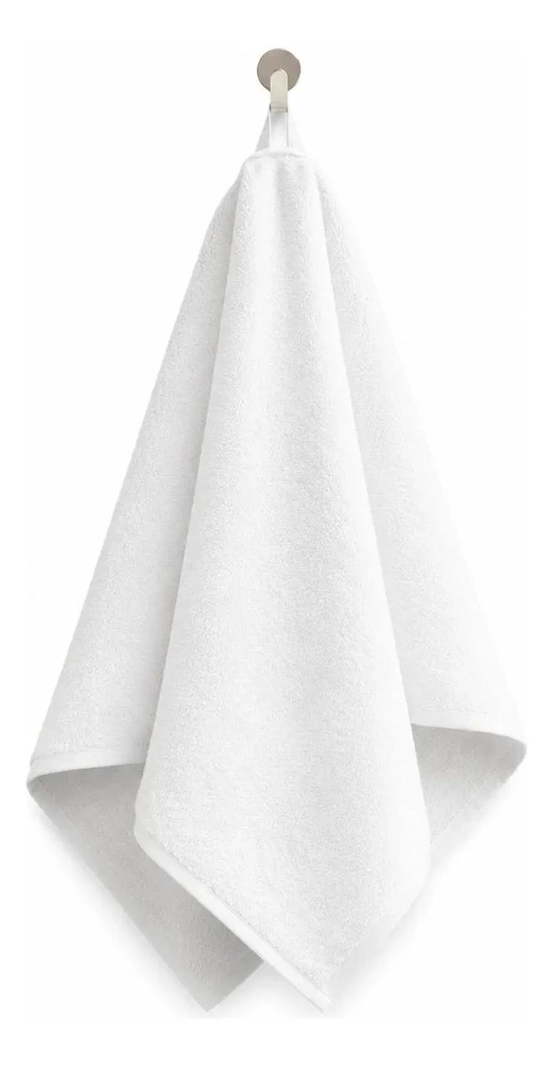 SET 3 TOALLAS DE MANO BLANCAS HOTELERIA TOALLA 33X70CM BLANCO - 2