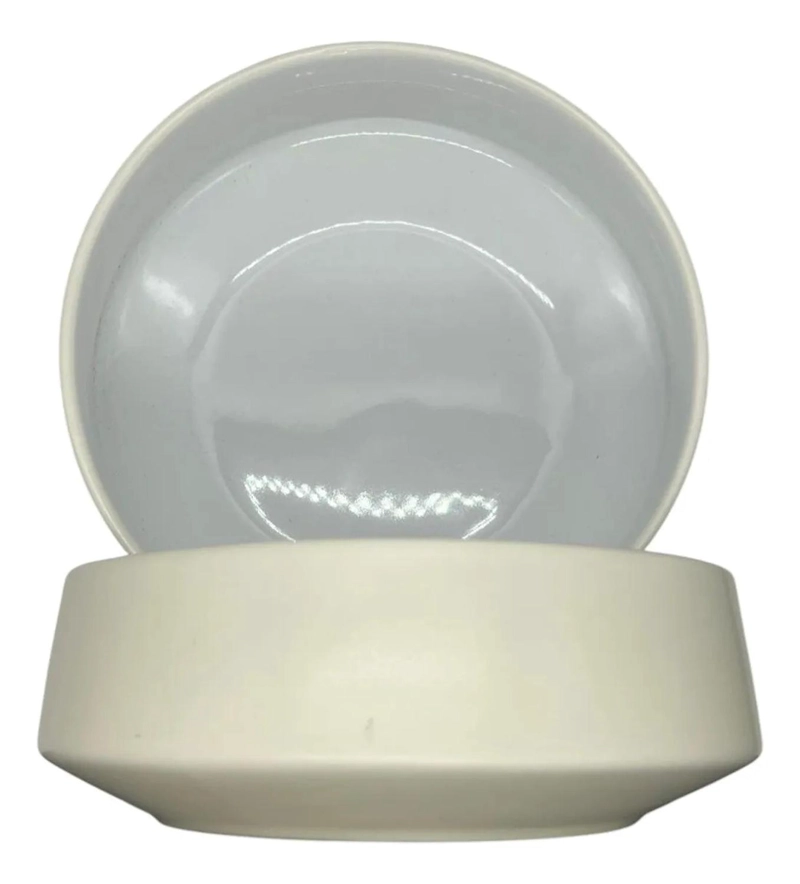 PACK 2 PLATO BOWL SOPERO HOGAR LISO B 6X15CM BEIGE - 5