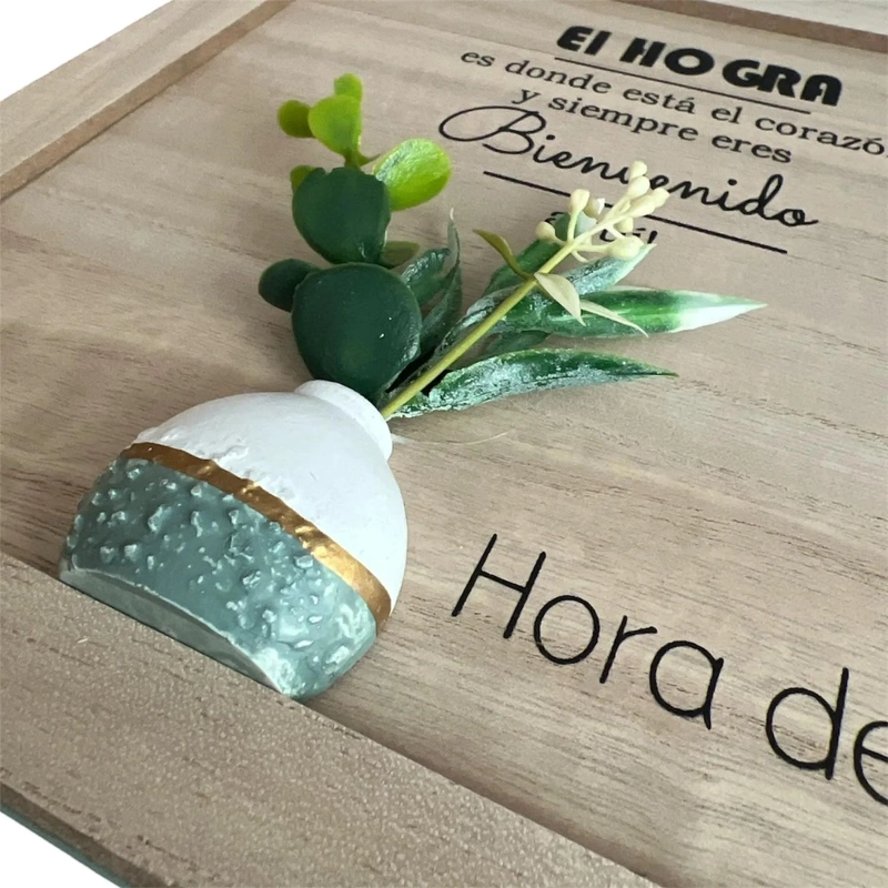 CAJA DE TE  MEDIANA DE MADERA 9 ESPACIOS AZUL AZUL CLARO - 2