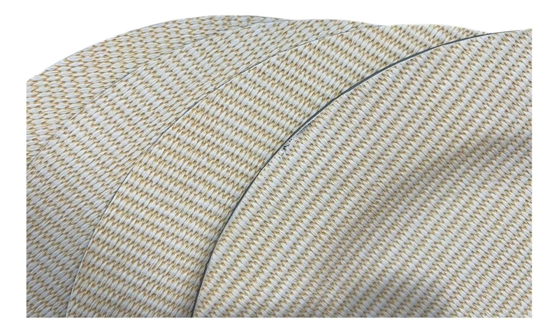 PACK 4 PLATO PLANO DECORATIVO REDONDO CLARO 32CM BEIGE - 2