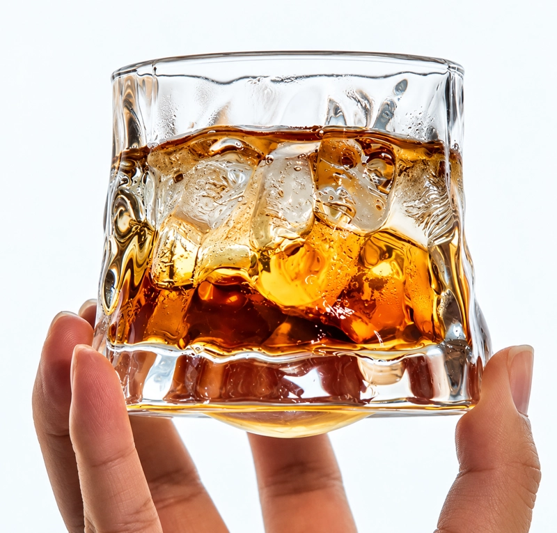 PACK 6 VASOS COÑAC WHISKY CON GIRO 360 VASO VIDRIO 150ML TAMAÑO 1 - 2