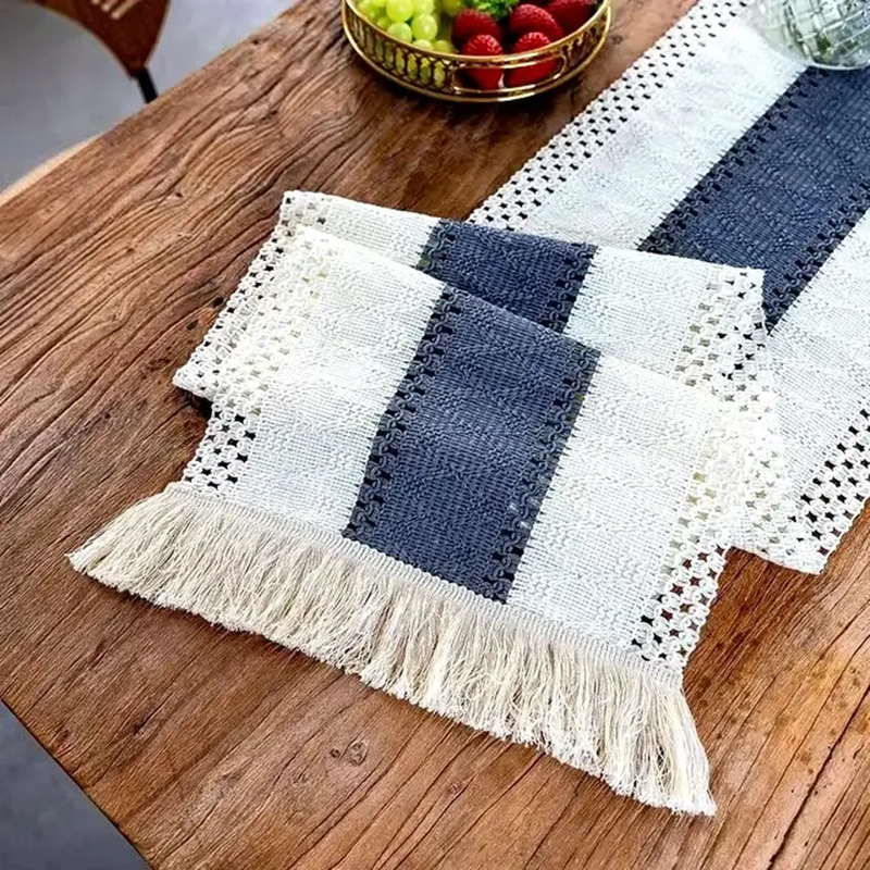 MANTEL CAMINO DE MESA RECTANGULAR YUTE LINEA 180X30CM LINEA - 2